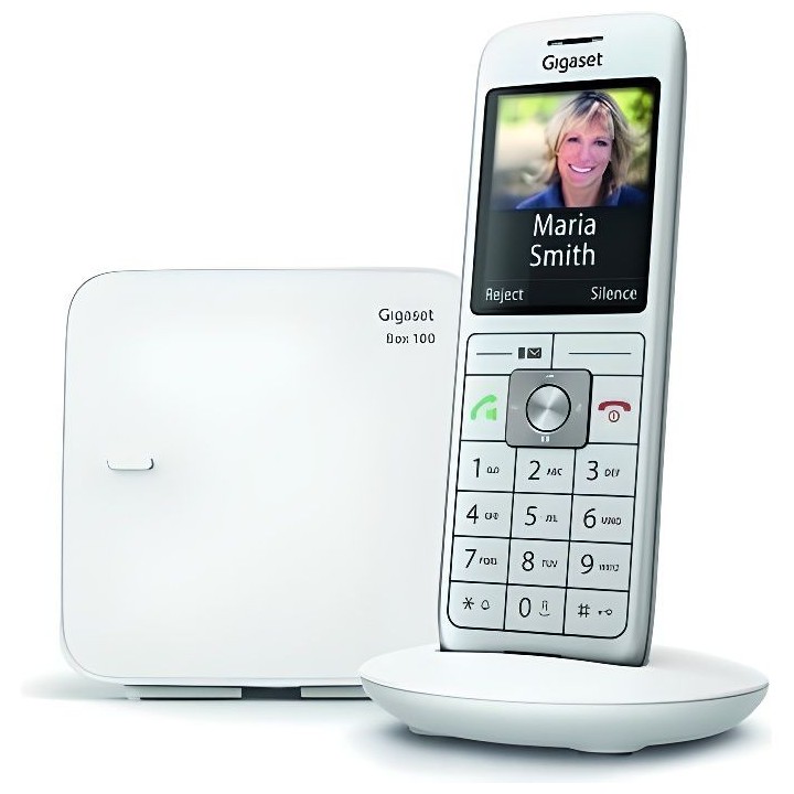 GIGASET Téléphone Fixe CL 660 Blanc