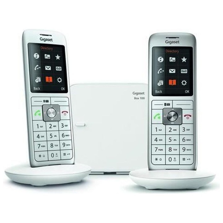 GIGASET Téléphone Fixe CL 660 Duo Blanc