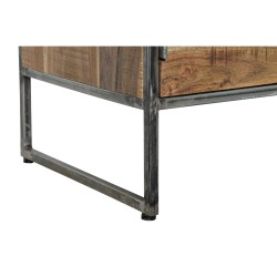 Présentoir DKD Home Decor Métal Verre Acacia Bois Recyclé 140 x 40 x 160 cm