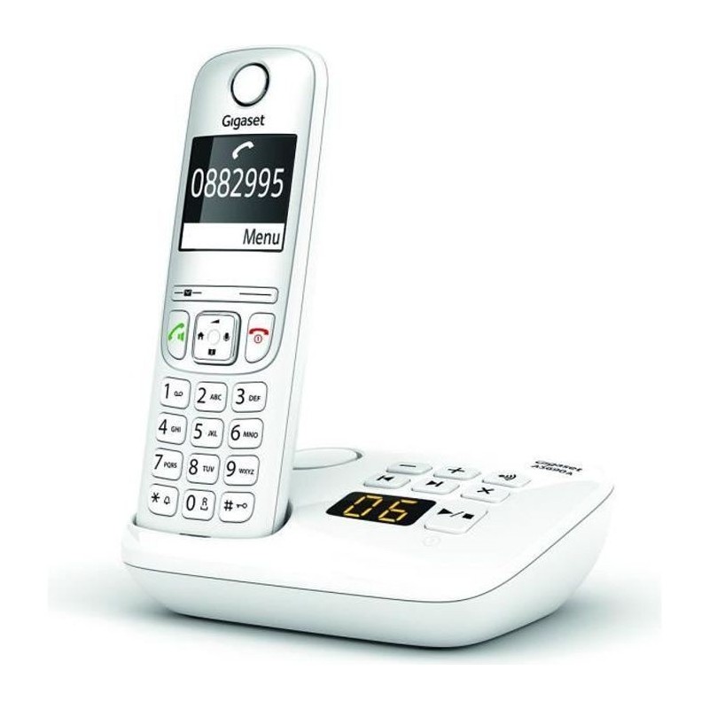 GIGASET Téléphone Fixe AS690 A Blanc