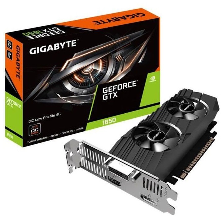 Carte graphique - Gigabyte - GTX 1650 OC Low Profile 4G OC Edition (GV