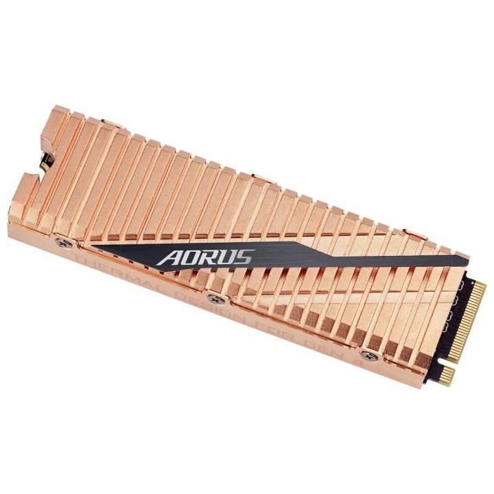 GIGABYTE - SSD Interne - AORUS - 1To - M.2 NVMe Gen4 (GP-ASM2NE6100TTT