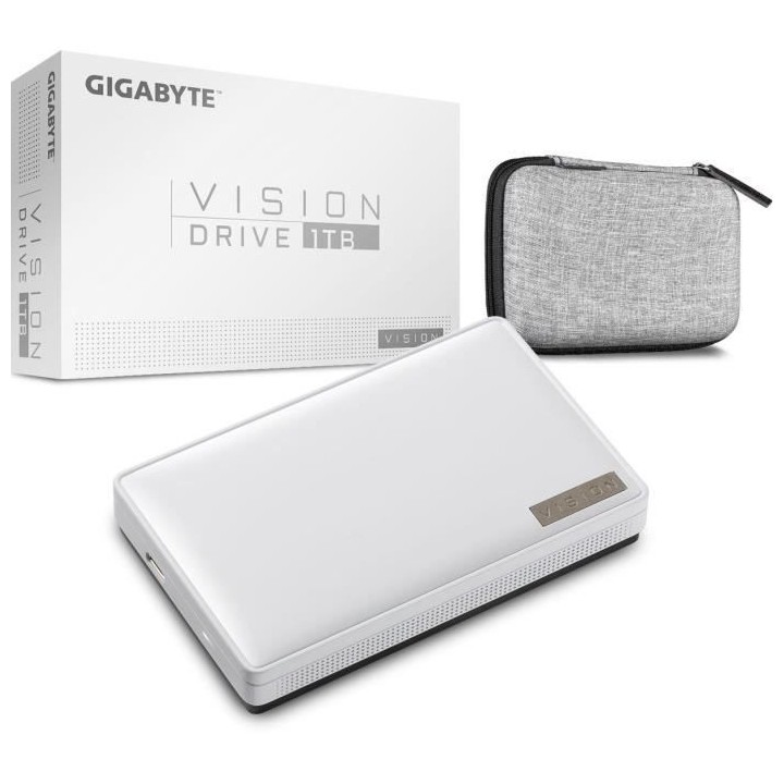 SSD Externe - GIGABYTE - Vision Drive - 1To - USB 3.2/USB-C (GP-VSD1TB