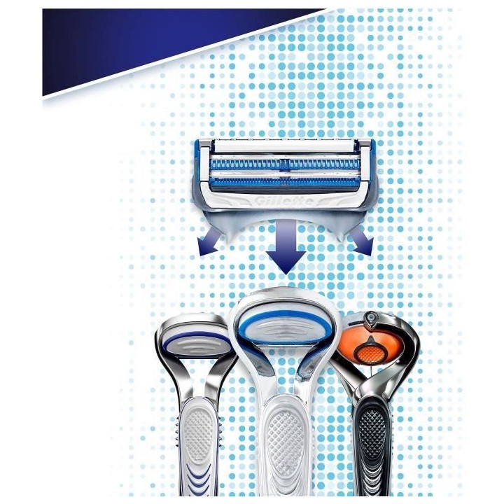 GILLETTE Lames SkinGuard Peaux Sensibles x5