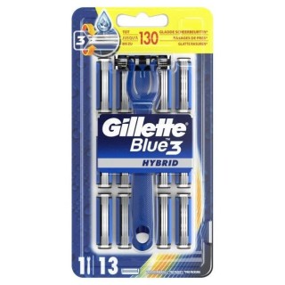 Gillette Blue3 Hybrid Manche De Rasoir + 13 Lames