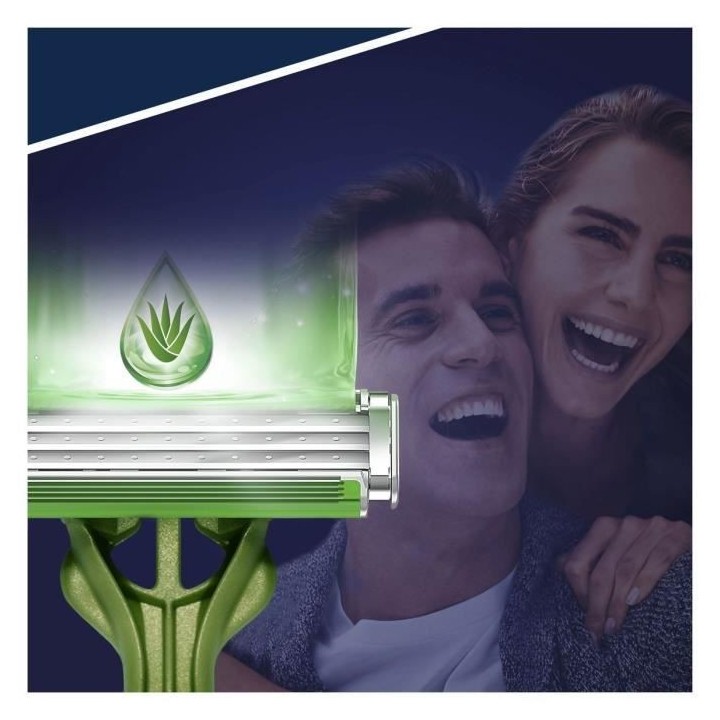 Gillette Blue 3 Sensible Rasoirs Jetables x8