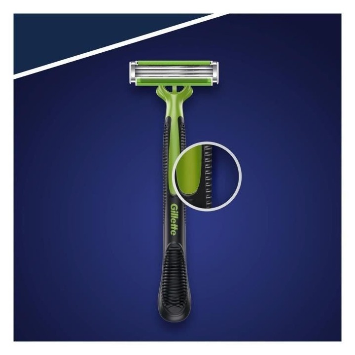 Gillette Blue 3 Sensible Rasoirs Jetables x8