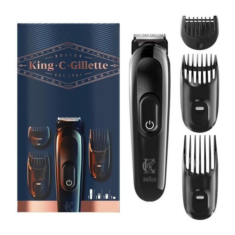 KING C. GILLETTE Kit Tondeuse a barbe