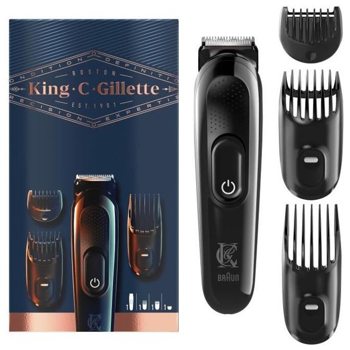 KING C. GILLETTE Kit Tondeuse a barbe