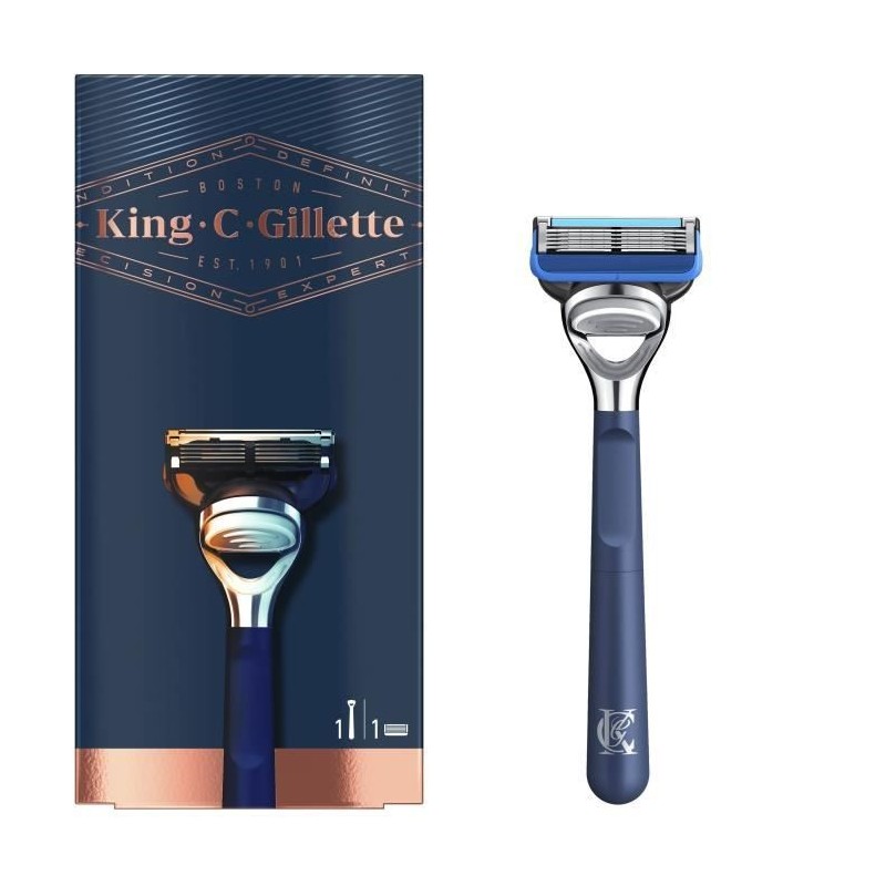 KING C. GILLETTE Rasoir, rasage et contours