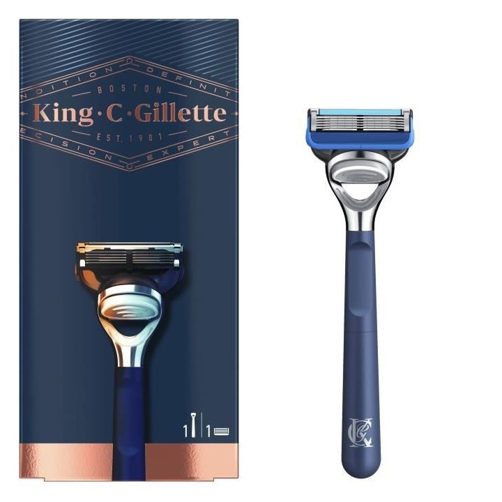 KING C. GILLETTE Rasoir, rasage et contours