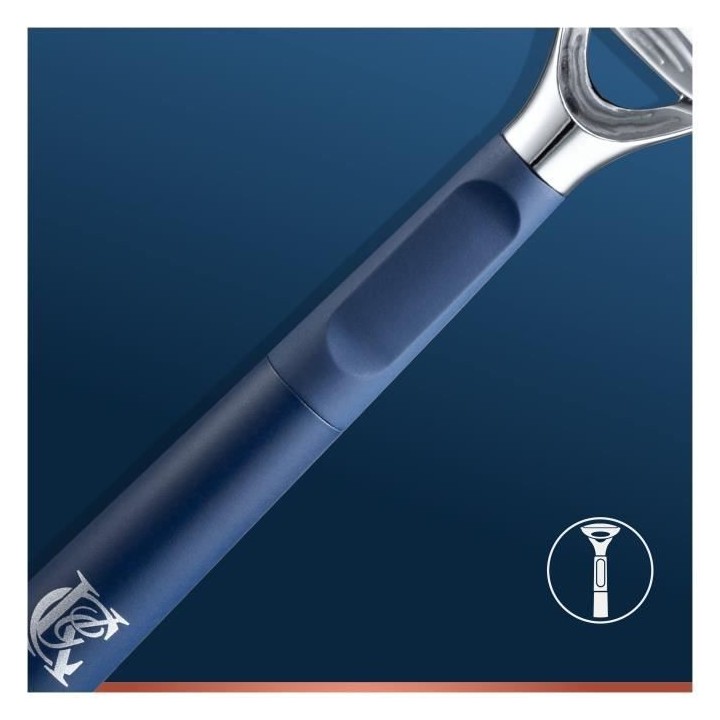 KING C. GILLETTE Rasoir, rasage et contours