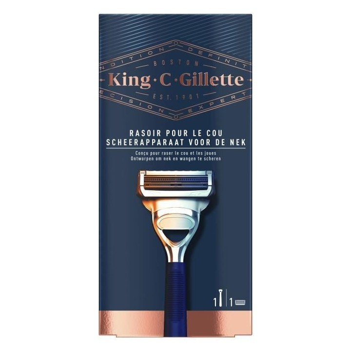 KING C. GILLETTE Rasoir cou