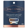 KING C. GILLETTE Lames de rasoir Cou x3