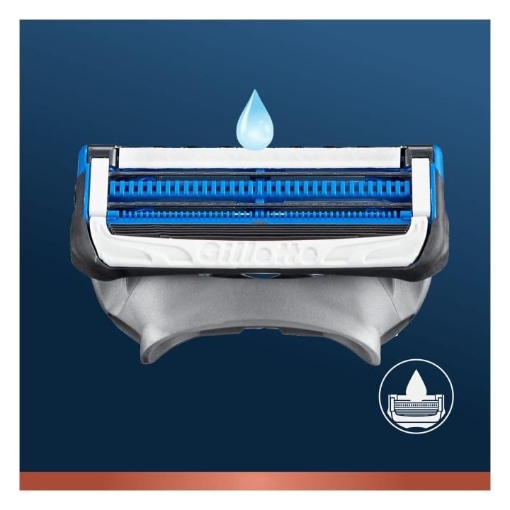 KING C. GILLETTE Lames de rasoir Cou x3