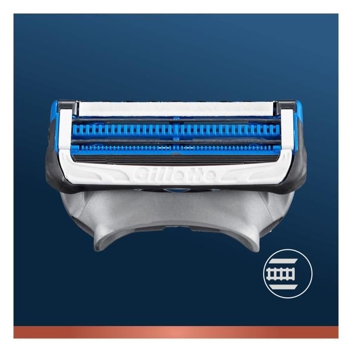 KING C. GILLETTE Lames de rasoir Cou x3