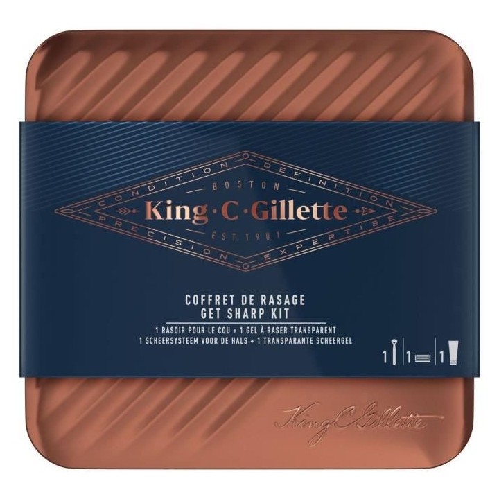 Kit King C. Gillette Kit Rasage de Pres