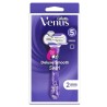 Gillette Venus - 1 Rasoir + 2 lames Deluxe Smooth Swirl Violet