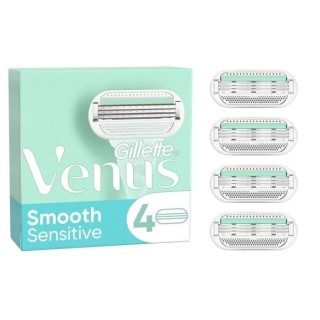 Gillette Venus - 4 lames de Rasoir Smooth Sensitive lames Vert