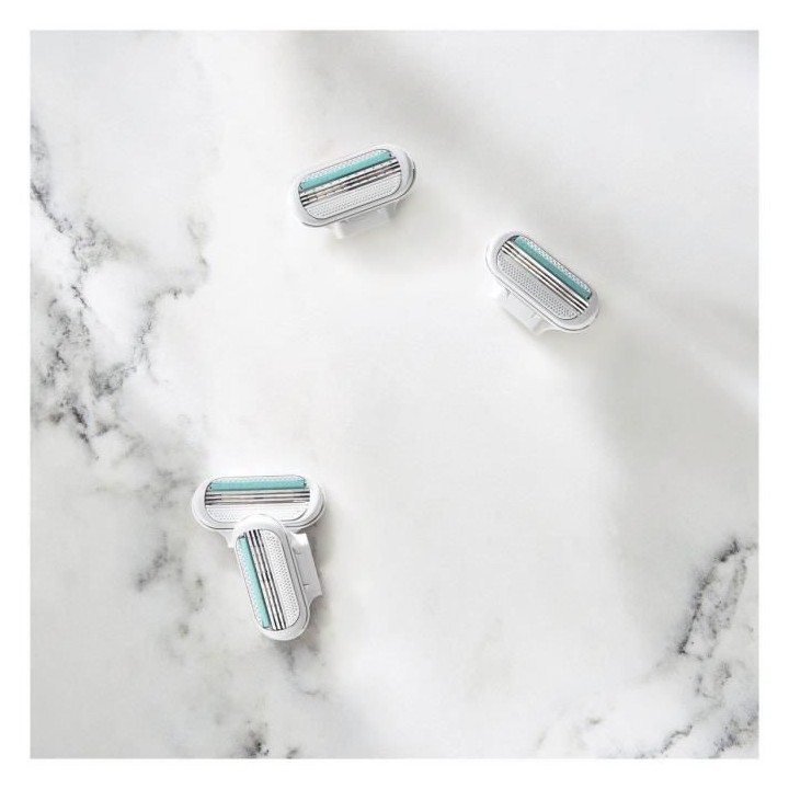 Gillette Venus - 4 lames de Rasoir Smooth Sensitive lames Vert