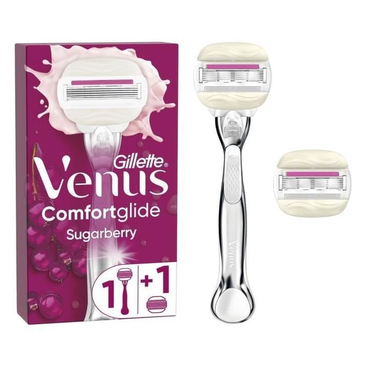 Gillette Venus Rasoir feminin ComfortGlide sugarberry - 2 lames
