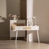 Bureau MISS DAISY 107 x 40 x 78 cm Naturel Bois de pin Blanc