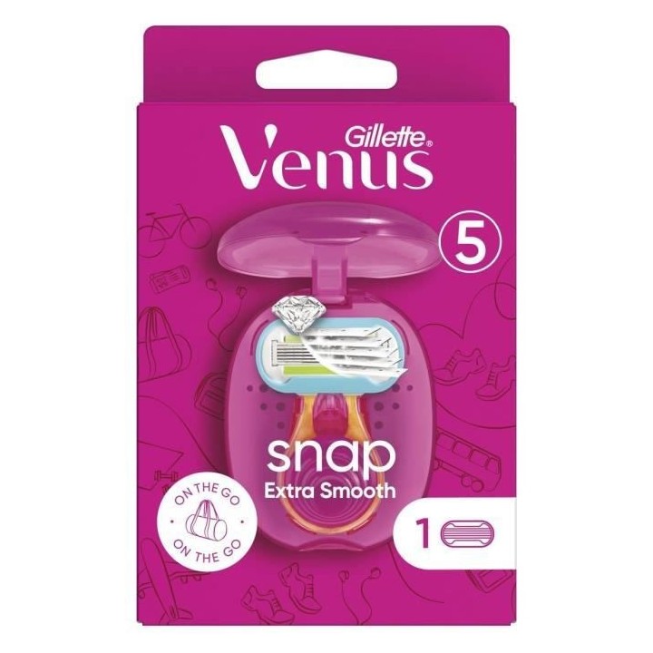 Gillette Venus Rasoir feminin Extra Smooth Snap