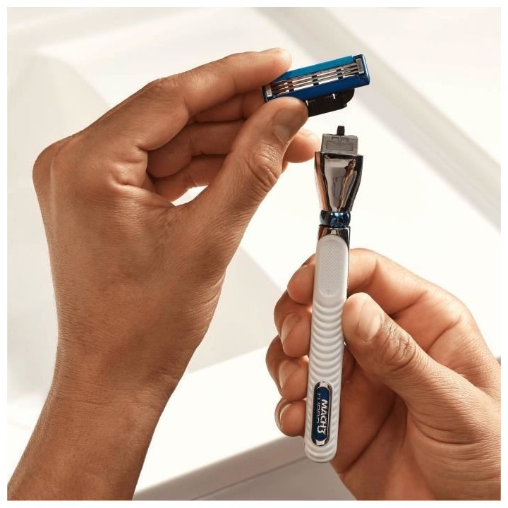 GILLETTE Lames de rasoir Mach3 Turbo x8