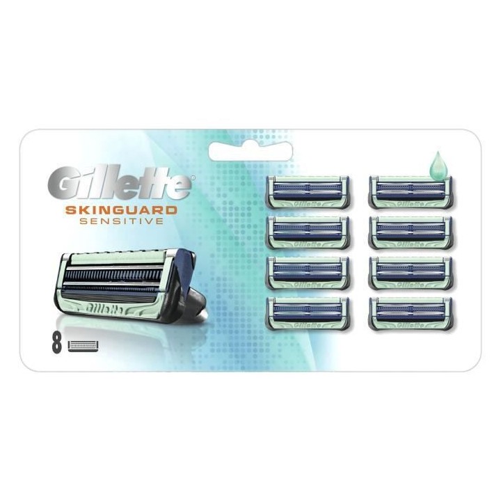 GILLETTE Lames de rasoir SkinGuard x8