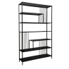 Étagère DKD Home Decor Noir Métal 120 x 30,5 x 199 cm