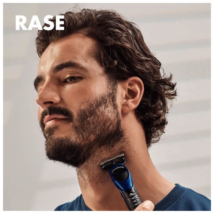 Gillette Tondeuse De Précision Corps Et Barbe 4 En 1 Pour Homme, Raso