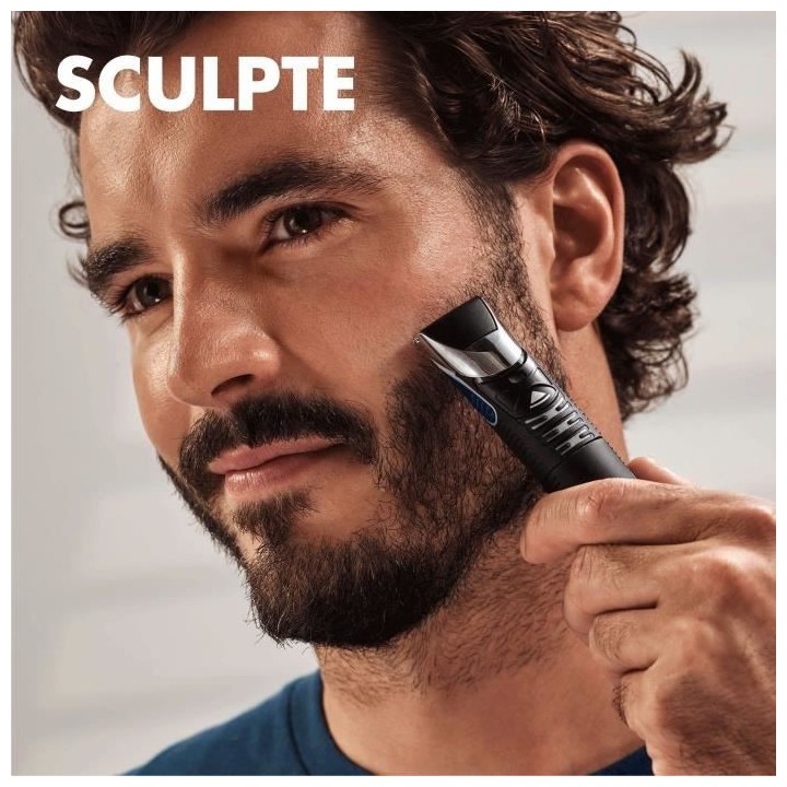 Gillette Tondeuse De Précision Corps Et Barbe 4 En 1 Pour Homme, Raso