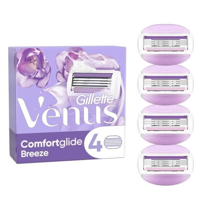 Gillette Venus - 4 lames de rasoir ComfortGlide Breeze