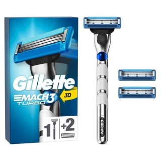 GILLETTE Rasoir Mach3 Turbo - 3 lames