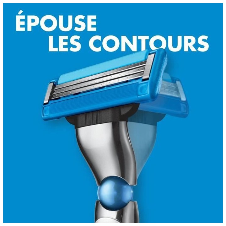GILLETTE Rasoir Mach3 Turbo - 3 lames