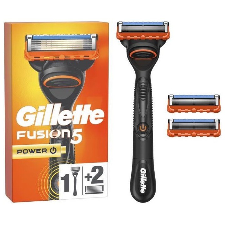 GILLETTE Rasoir Fusion5 Power - 3 lames