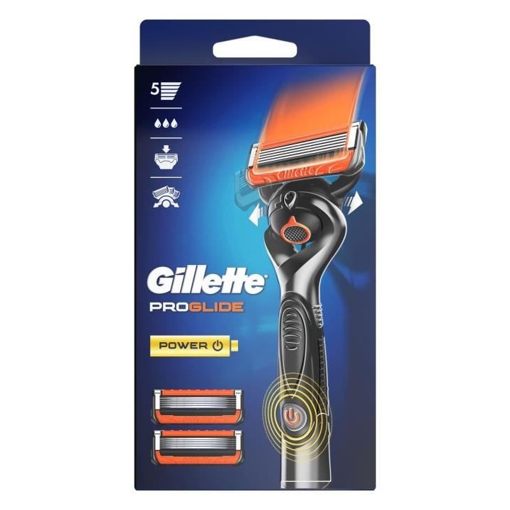 GILLETTE Rasoir ProGlide Power - 3 lames