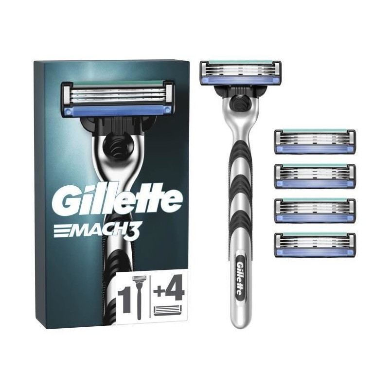 GILLETTE Rasoir Mach3 - 5 lames