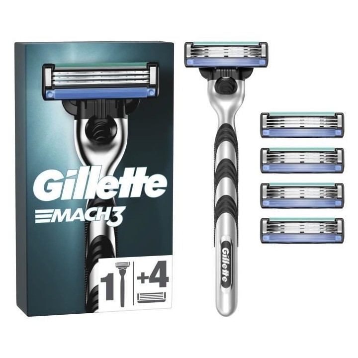 GILLETTE Rasoir Mach3 - 5 lames