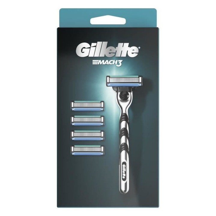 GILLETTE Rasoir Mach3 - 5 lames