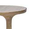 Table d'appoint 45 x 29 x 48 cm Noir Doré