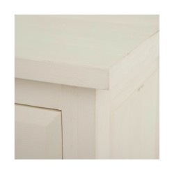 Meuble d'Entrée LUANCO 136 x 40 x 90 cm bois mindi Blanc