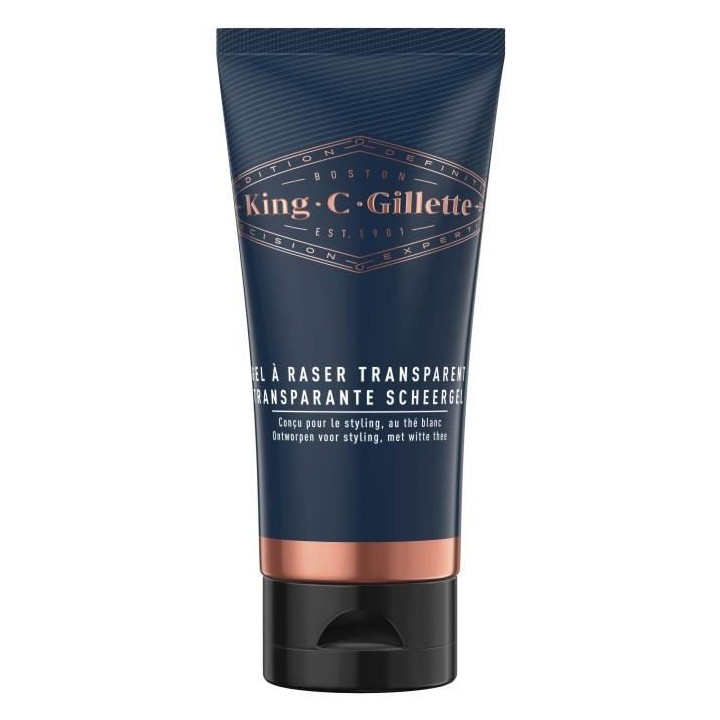KING C. GILLETTE Gel a raser - 150 ml