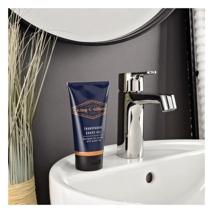 KING C. GILLETTE Gel a raser - 150 ml