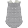 Gilet gris métallisé a pois Medium