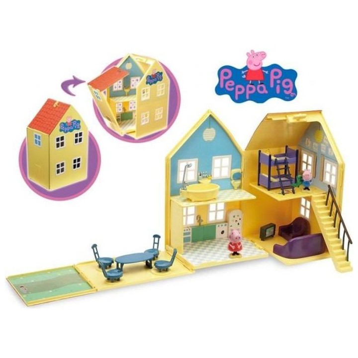 PEPPA PIG Maison de Luxe + 2 personnages