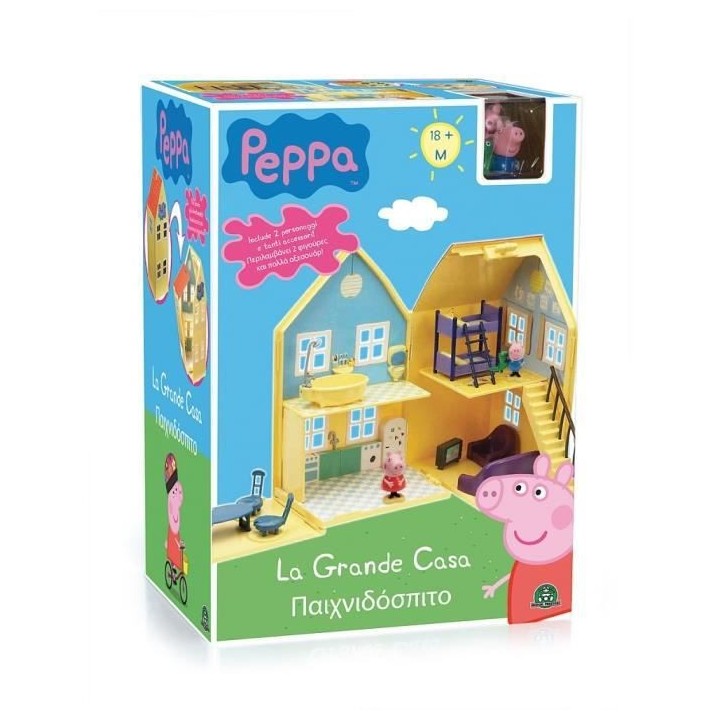 PEPPA PIG Maison de Luxe + 2 personnages