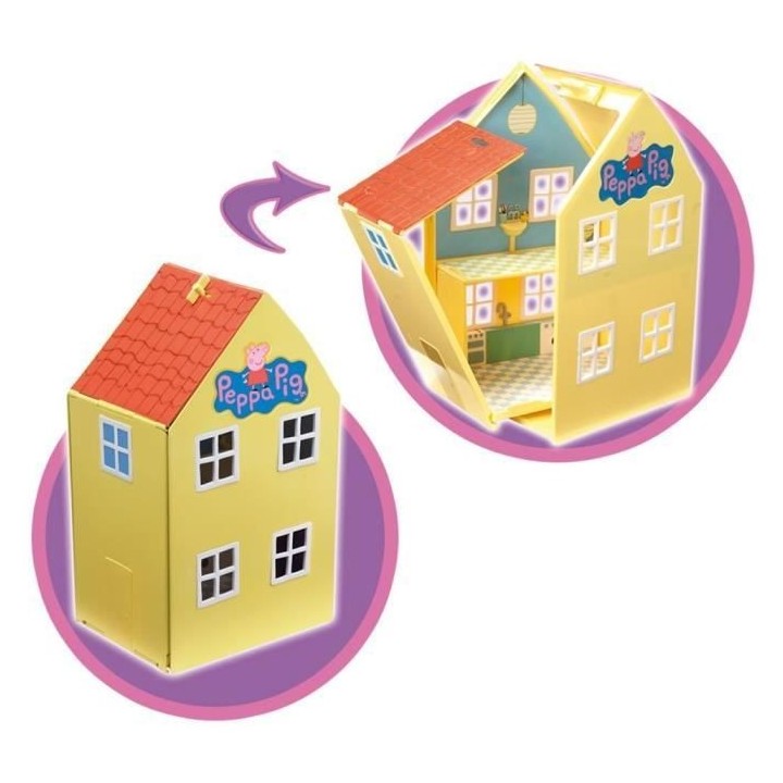 PEPPA PIG Maison de Luxe + 2 personnages