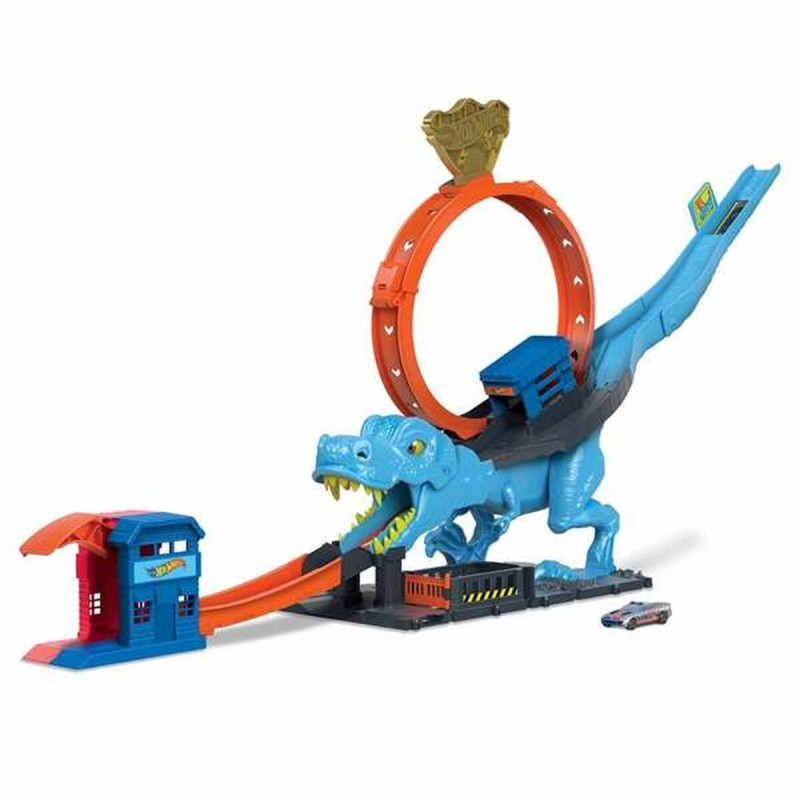 Piste de course Hot Wheels City Desafío T-Rex