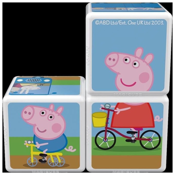 MAGICUBE - Peppa Pig voyage avec Peppa (3 cubes)